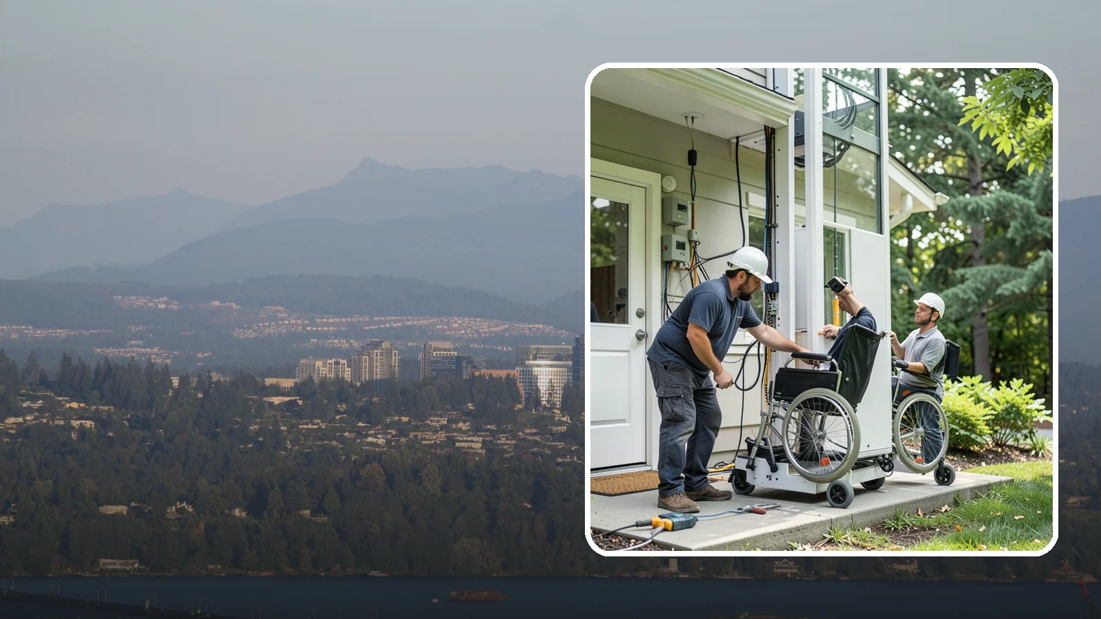 Platform Lift Installation in Medina, King County, WA - We install vertical platform lifts that raise wheelchairs and walkers between levels with ease.