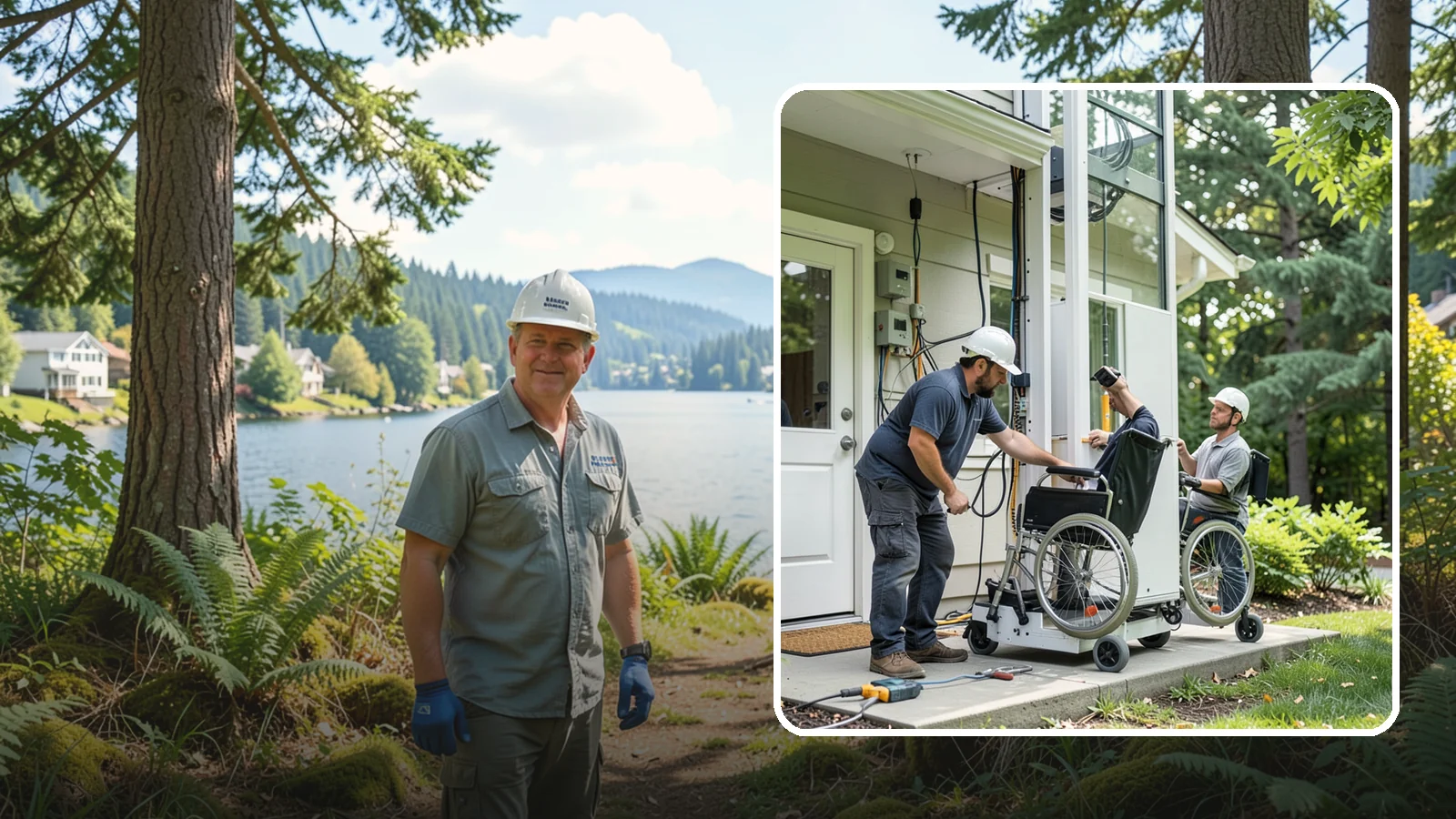 Platform Lift Installation in Milton, King County, WA - We install vertical platform lifts that raise wheelchairs and walkers between levels with ease.