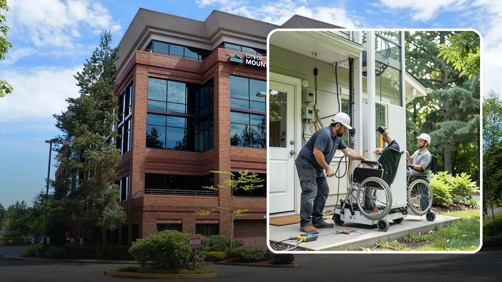 Platform Lift Installation in Mountlake Terrace, Snohomish County, WA - We install vertical platform lifts that raise wheelchairs and walkers between levels with ease.