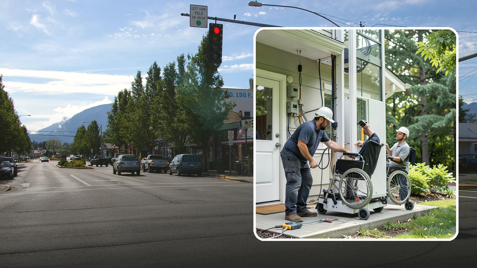 Platform Lift Installation in North Bend, King County, WA - We install vertical platform lifts that raise wheelchairs and walkers between levels with ease.