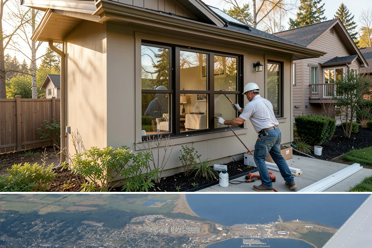 Platform Lift Installation in Oak Harbor, Island County, WA - Outdoor platform lifts install best in drier months when concrete pads cure reliably, while indoor units fit any season.