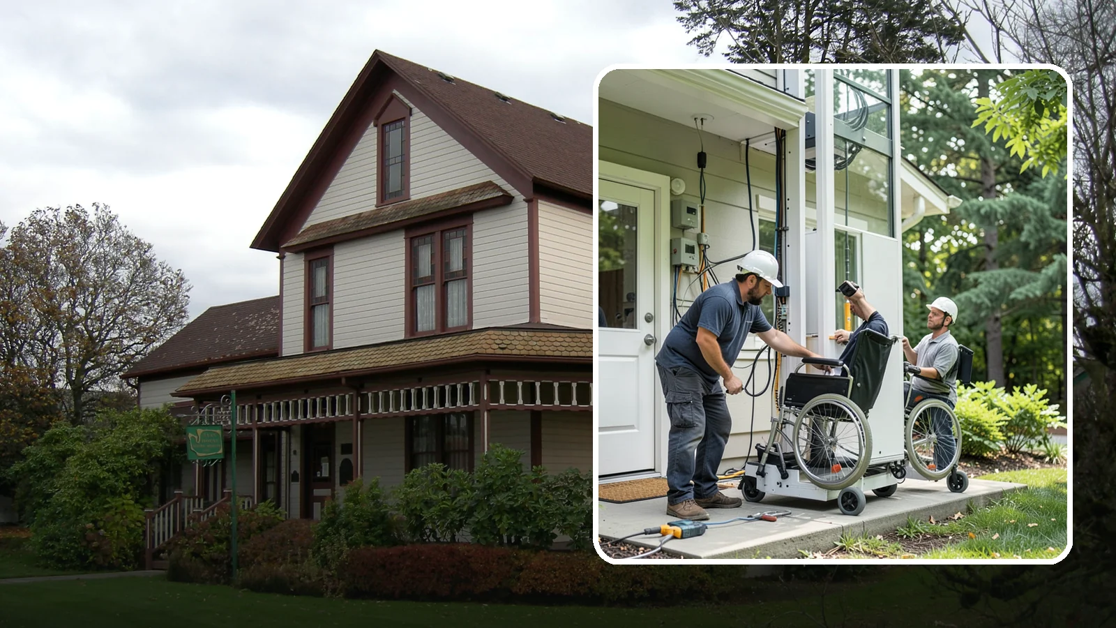 Platform Lift Installation in Sumner, Pierce County, WA - We install vertical platform lifts that raise wheelchairs and walkers between levels with ease.