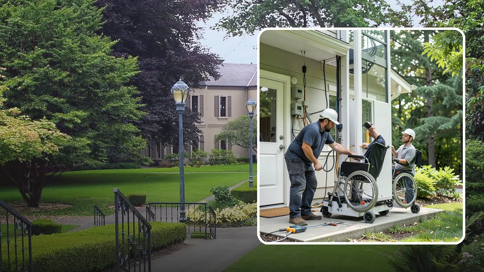 Platform Lift Installation in Woodinville, King County, WA - We install vertical platform lifts that raise wheelchairs and walkers between levels with ease.