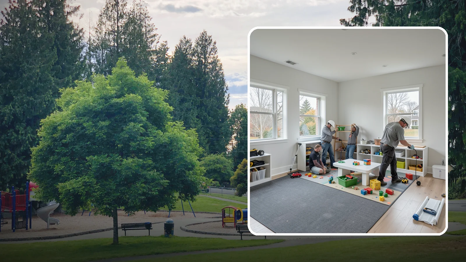 Playroom Construction in Bonney Lake, Pierce County, WA - We build playrooms that are safe, durable, and organized so kids can play and parents can relax.