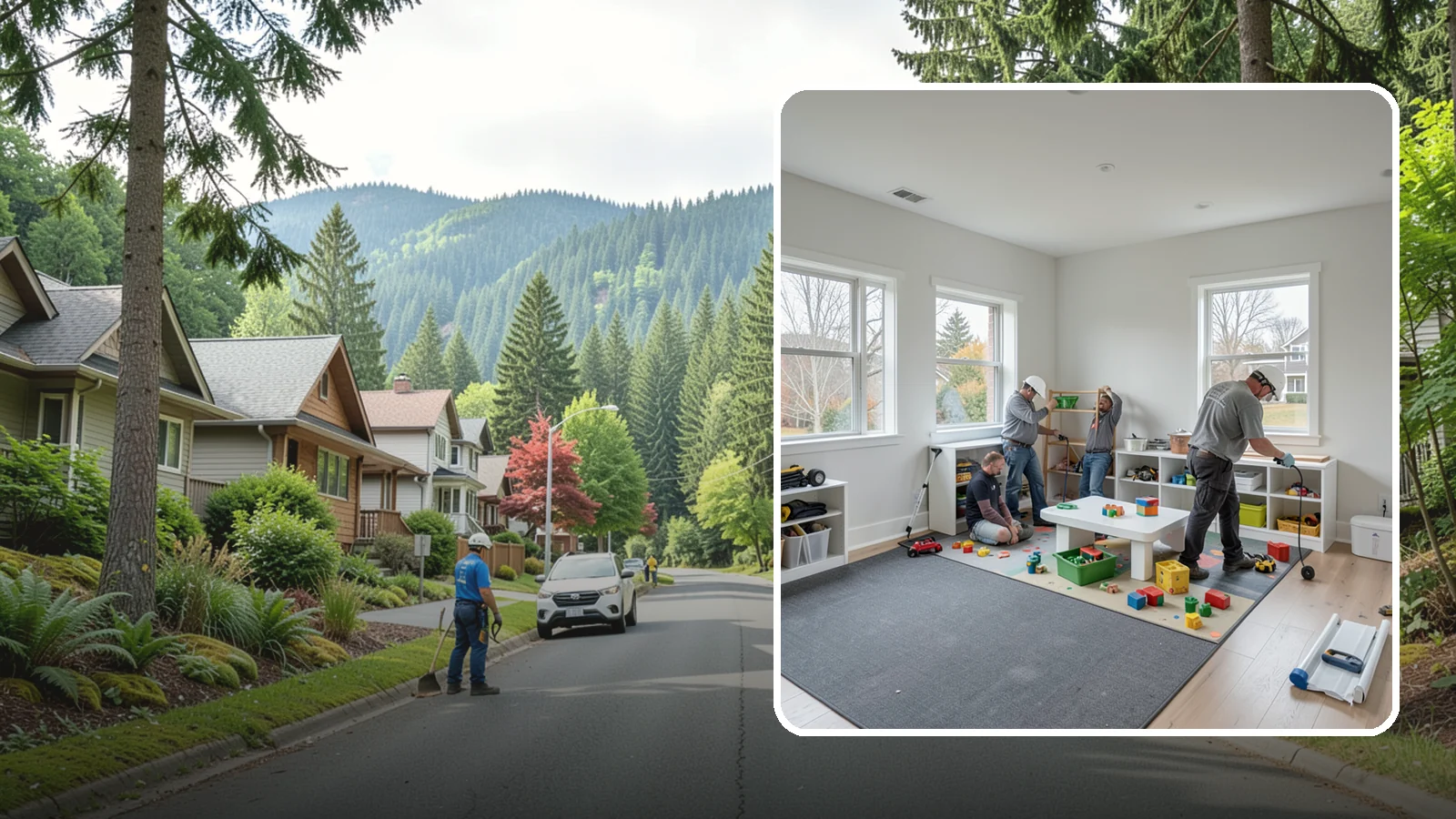 Playroom Construction in Darrington, Snohomish County, WA - We build playrooms that are safe, durable, and organized so kids can play and parents can relax.