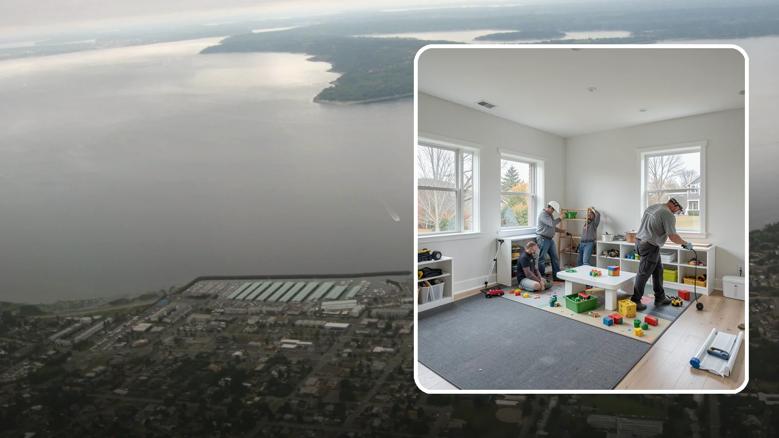 Playroom Construction in Des Moines, King County, WA - We build playrooms that are safe, durable, and organized so kids can play and parents can relax.