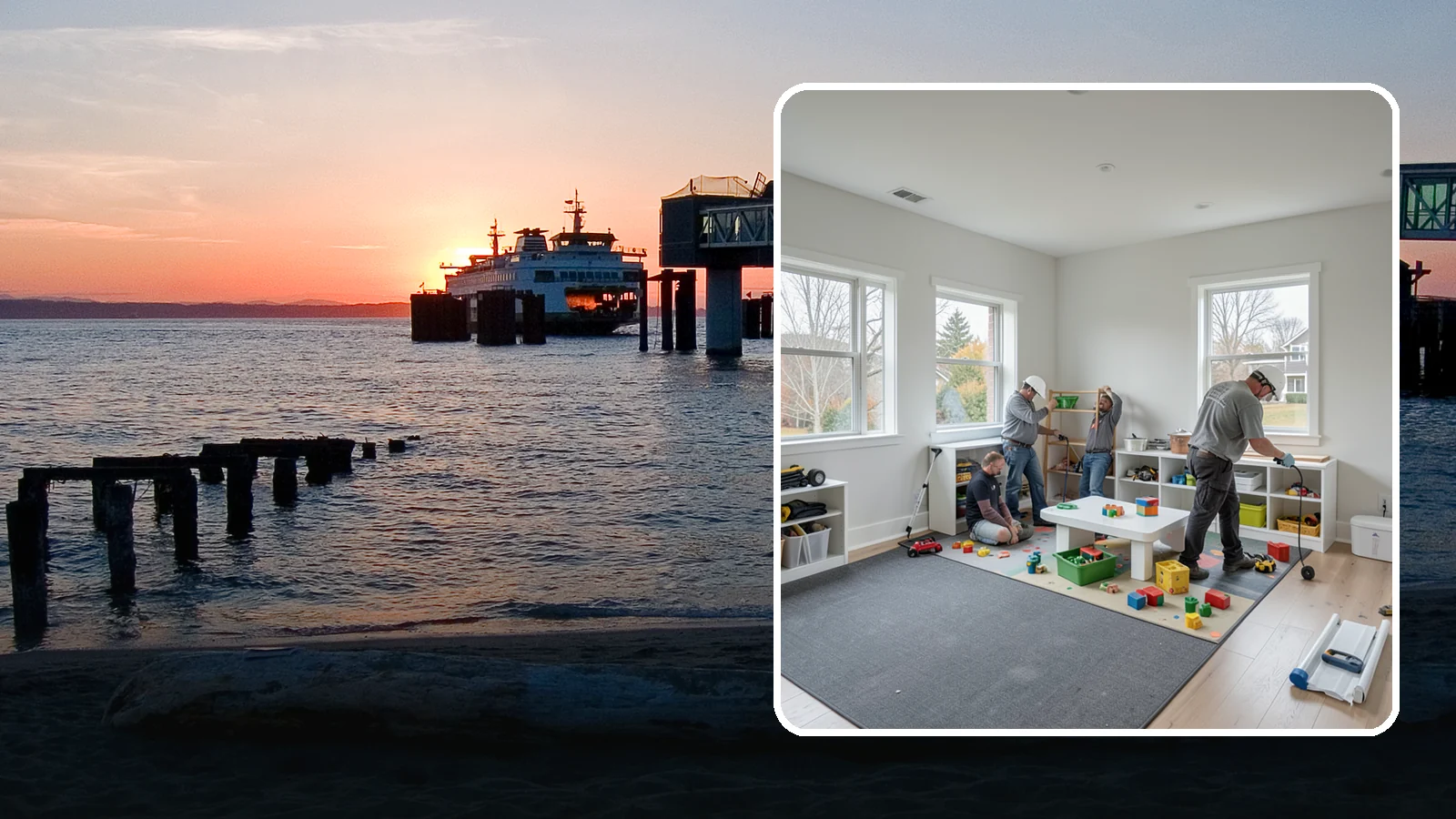 Playroom Construction in Edmonds, Snohomish County, WA - We build playrooms that are safe, durable, and organized so kids can play and parents can relax.