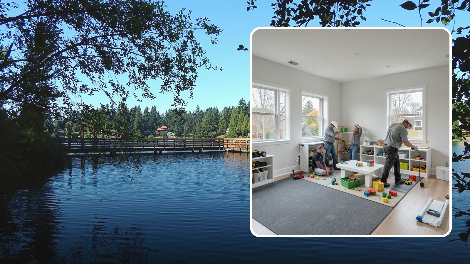Playroom Construction in Federal Way, King County, WA - We build playrooms that are safe, durable, and organized so kids can play and parents can relax.