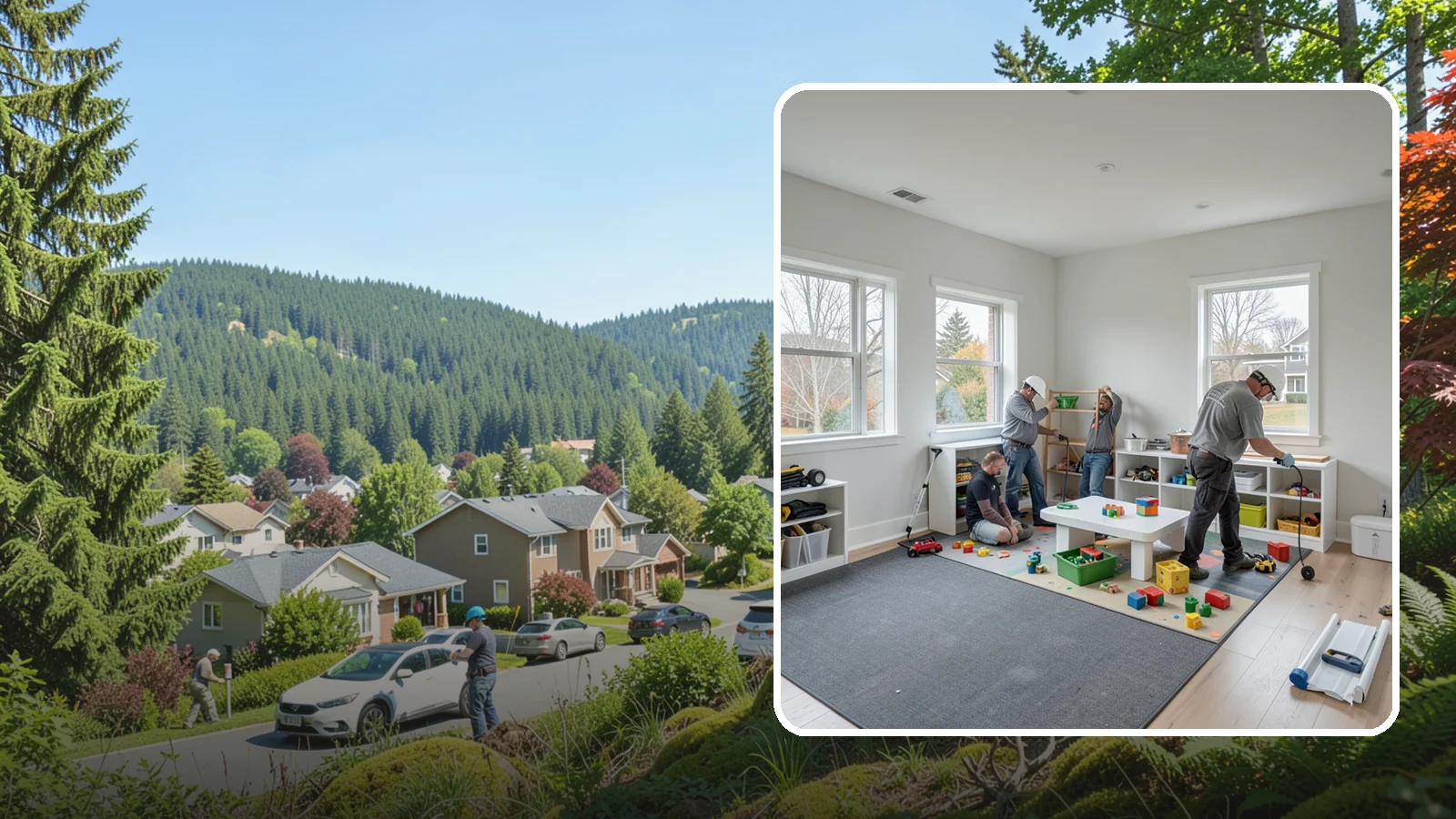 Playroom Construction in Index, Snohomish County, WA - We build playrooms that are safe, durable, and organized so kids can play and parents can relax.