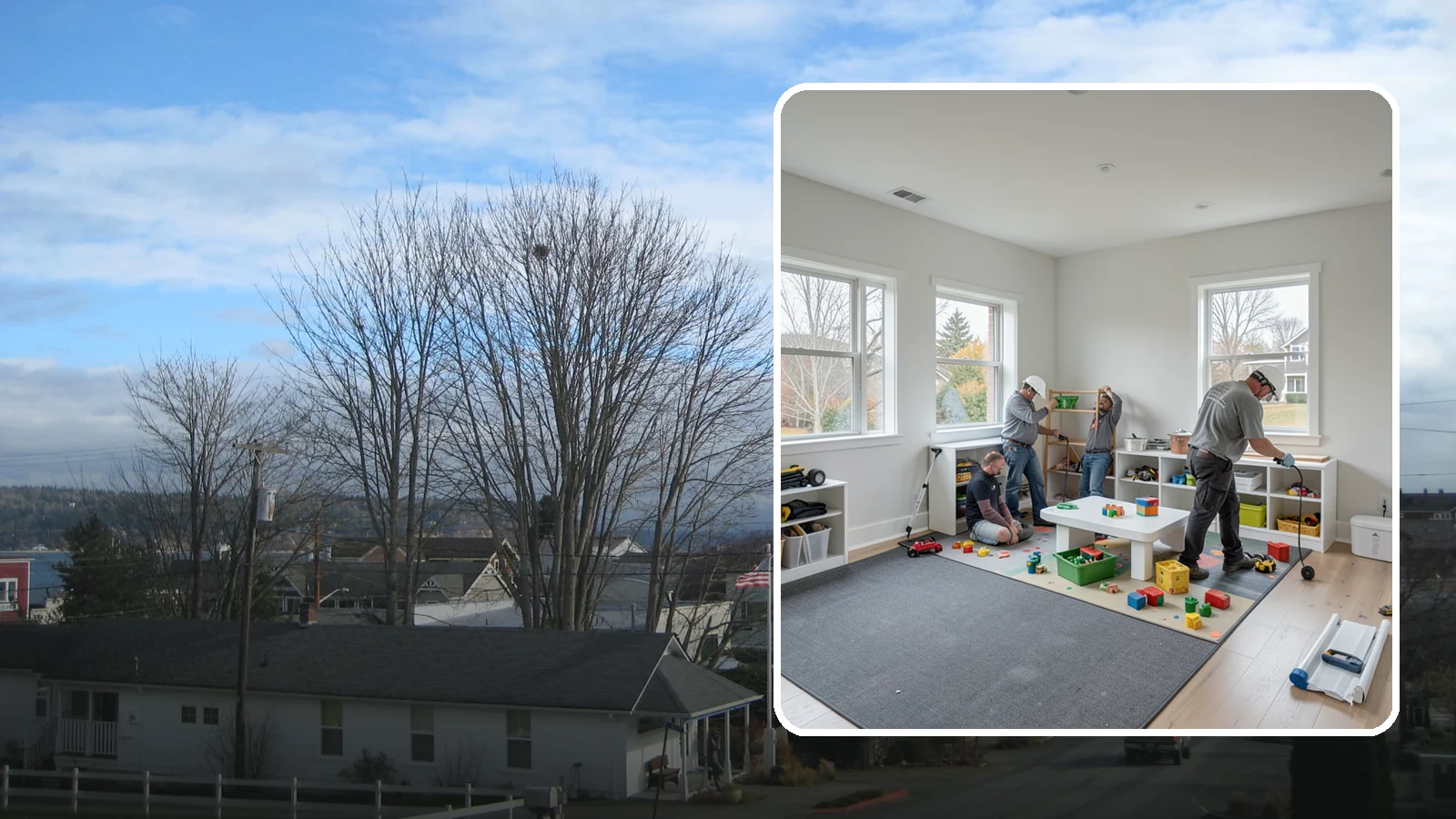Playroom Construction in Langley, Island County, WA - We build playrooms that are safe, durable, and organized so kids can play and parents can relax.