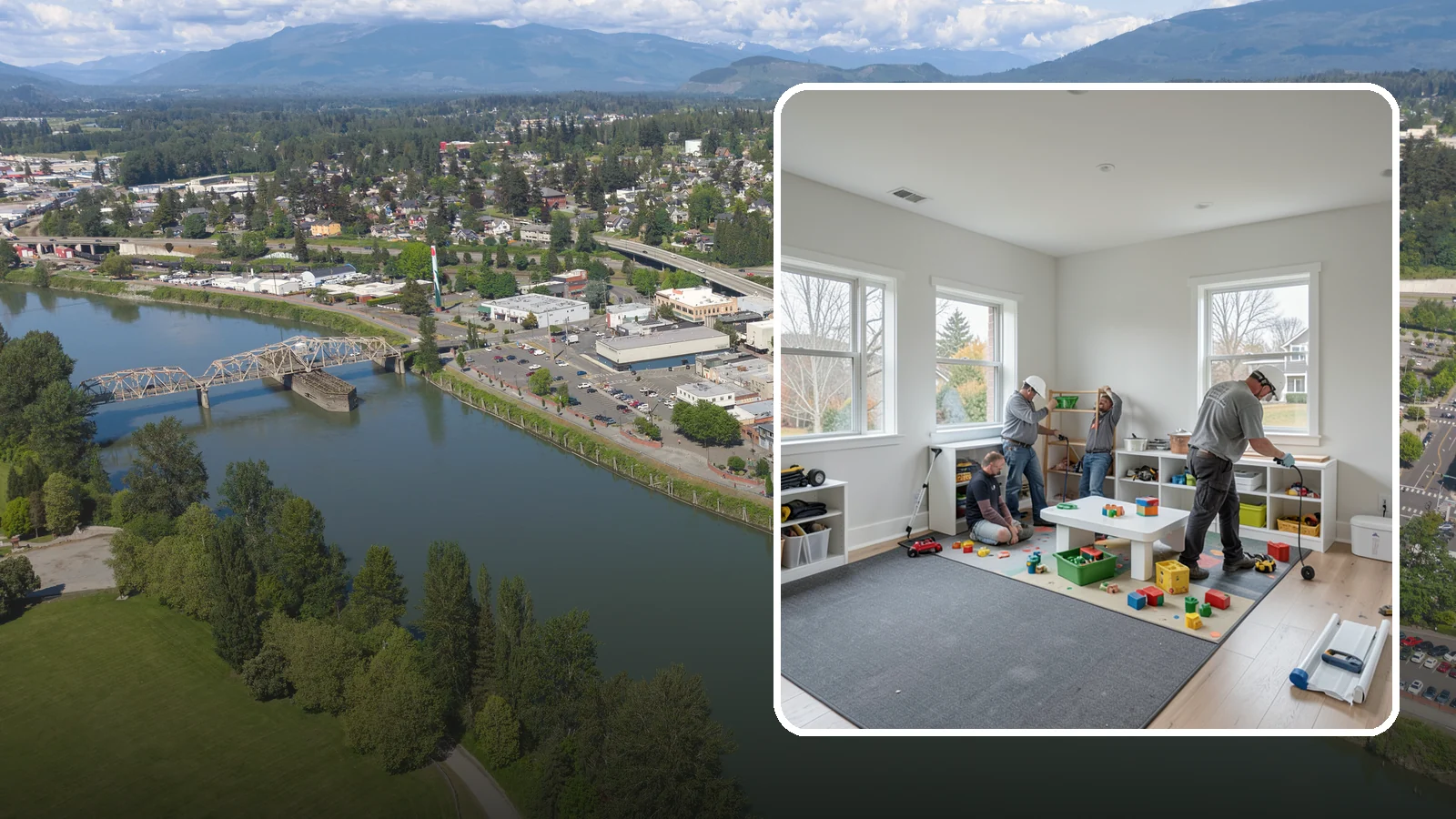 Playroom Construction in Mount Vernon, Skagit County, WA - We build playrooms that are safe, durable, and organized so kids can play and parents can relax.