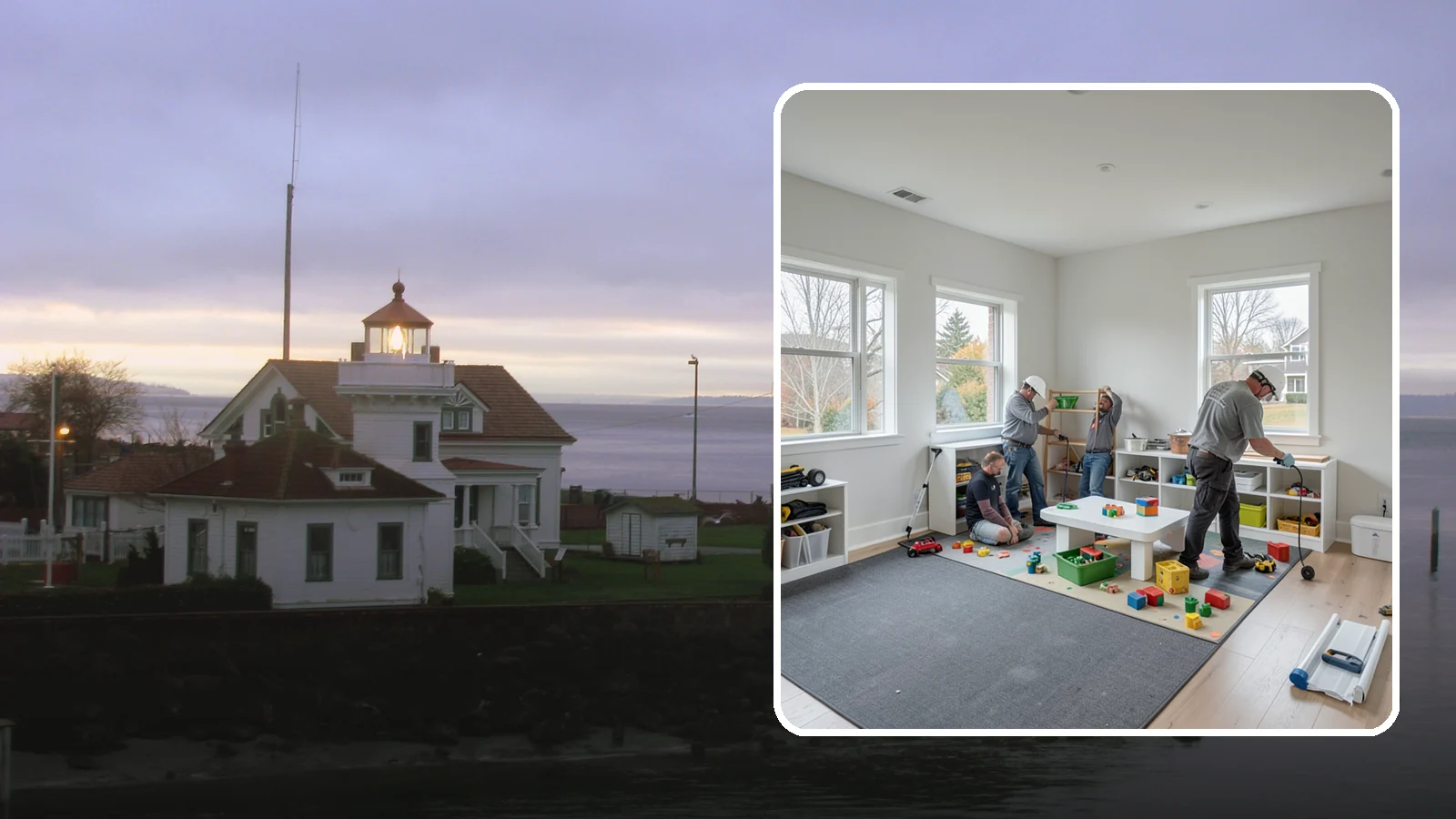 Playroom Construction in Mukilteo, Snohomish County, WA - We build playrooms that are safe, durable, and organized so kids can play and parents can relax.