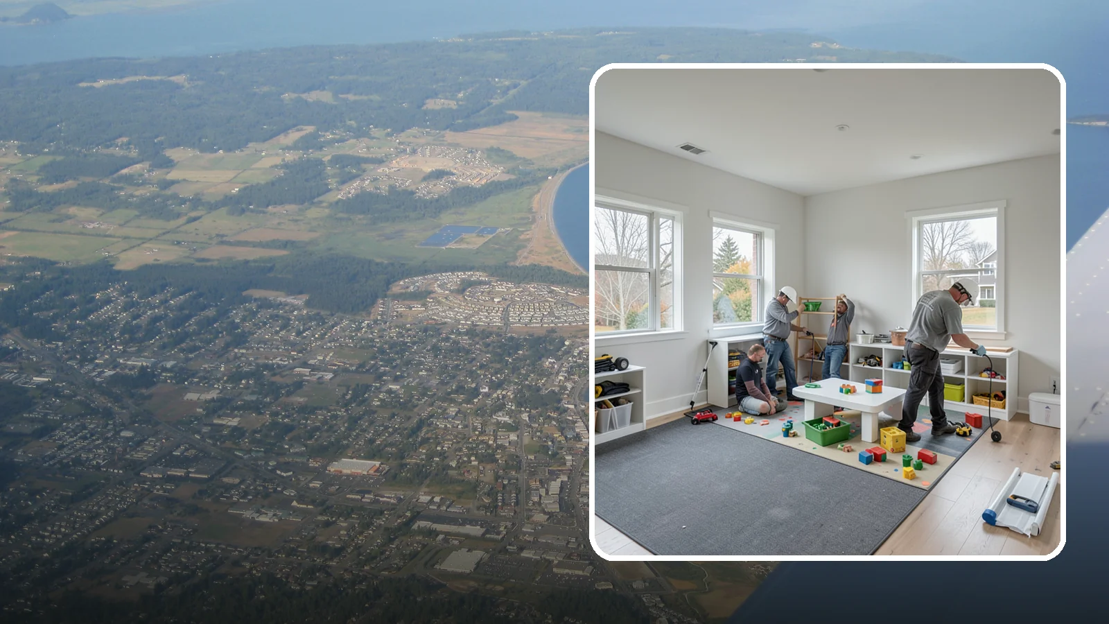 Playroom Construction in Oak Harbor, Island County, WA - We build playrooms that are safe, durable, and organized so kids can play and parents can relax.