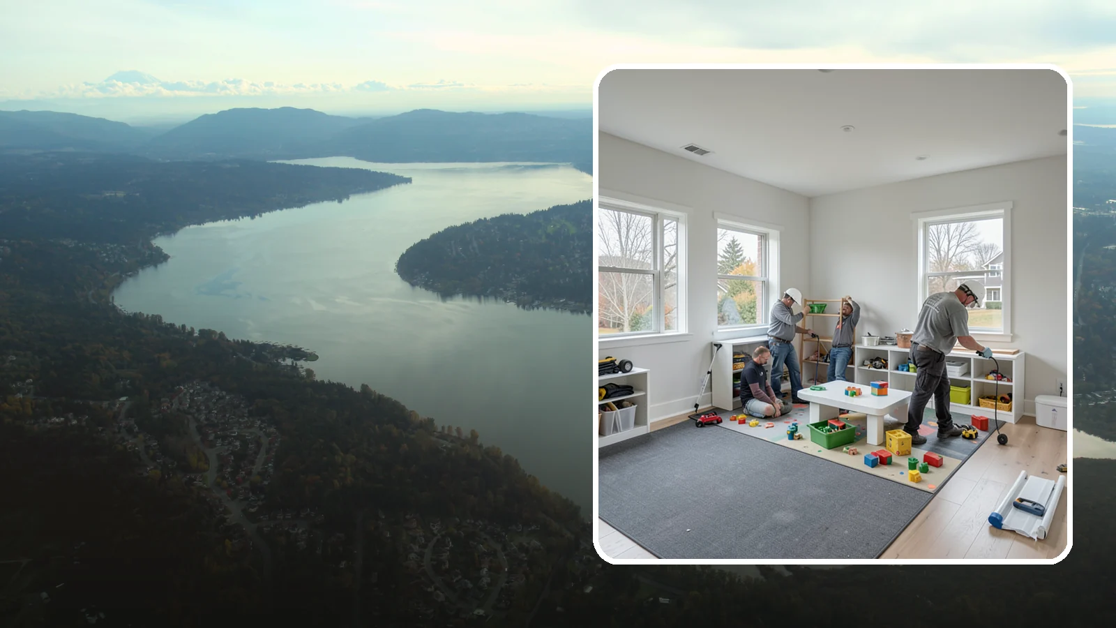Playroom Construction in Sammamish, King County, WA - We build playrooms that are safe, durable, and organized so kids can play and parents can relax.