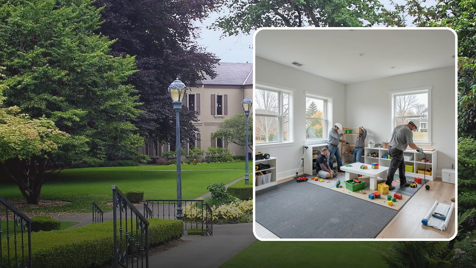 Playroom Construction in Woodinville, King County, WA - We build playrooms that are safe, durable, and organized so kids can play and parents can relax.