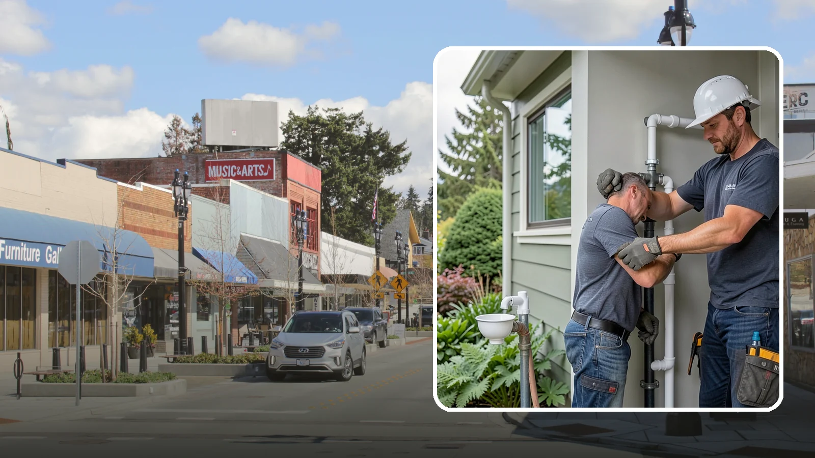Plumbing Fixture Installation in Bothell, King County, WA - We install sinks, faucets, toilets, tubs, showers, and other fixtures with proper connections and leak-free seals.