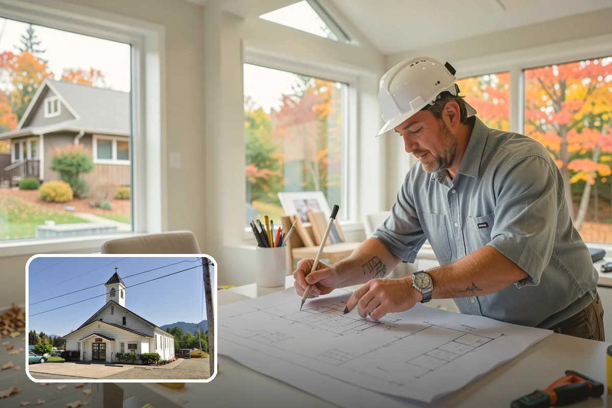 Plumbing Fixture Installation in Concrete, Skagit County, WA - Fixtures set level, secure, and properly aligned
