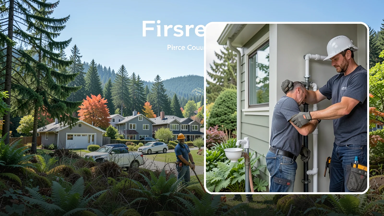 Plumbing Fixture Installation in Fircrest, Pierce County, WA - We install sinks, faucets, toilets, tubs, showers, and other fixtures with proper connections and leak-free seals.