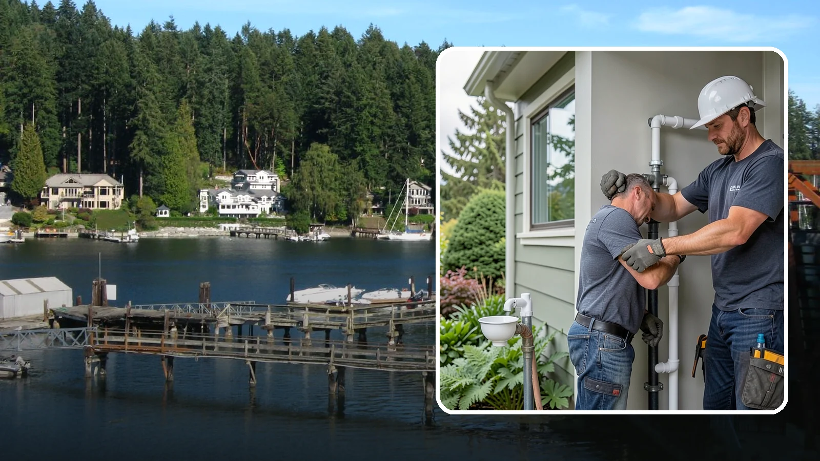 Plumbing Fixture Installation in Gig Harbor, Pierce County, WA - We install sinks, faucets, toilets, tubs, showers, and other fixtures with proper connections and leak-free seals.