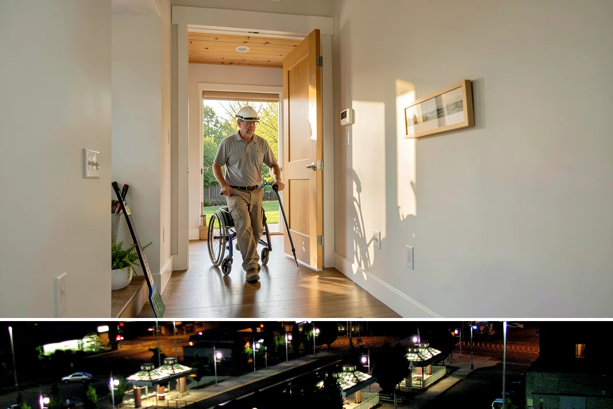 Pocket Door Installation in Auburn, King County, WA - As interior work, pocket door installation can proceed in any season.