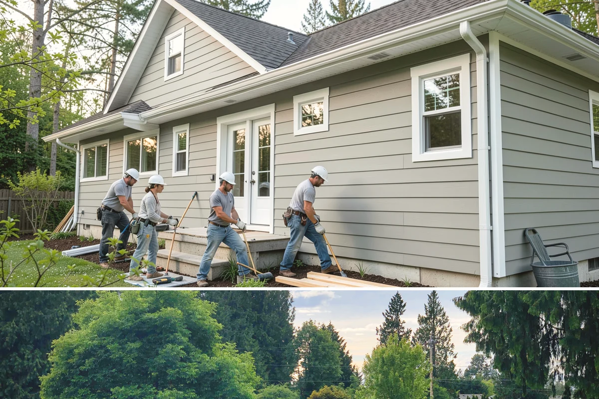 Pocket Door Installation in Bonney Lake, Pierce County, WA - As interior work, pocket door installation can proceed in any season.