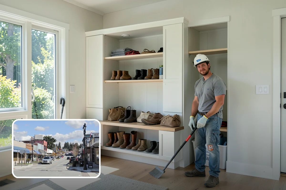 Pocket Door Installation in Bothell, King County, WA - Recovered floor space in tight layouts
