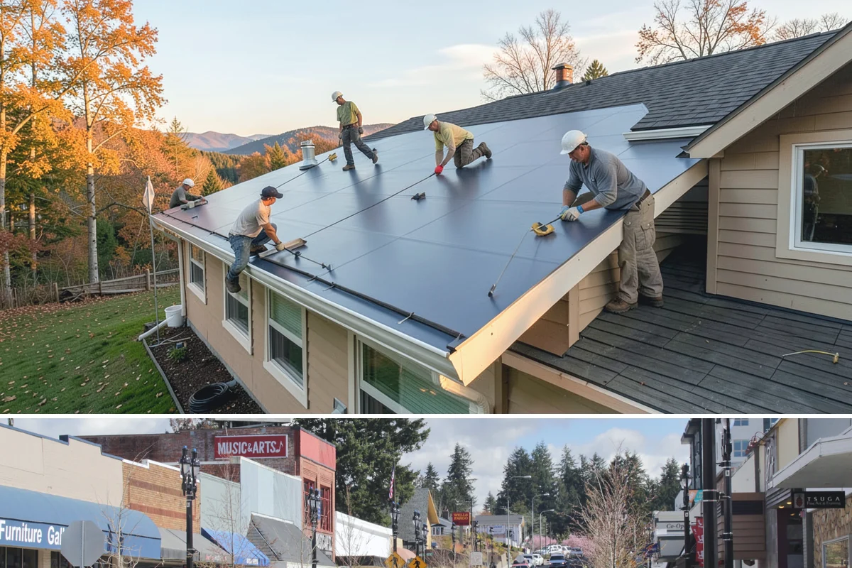 Pocket Door Installation in Bothell, King County, WA - As interior work, pocket door installation can proceed in any season.