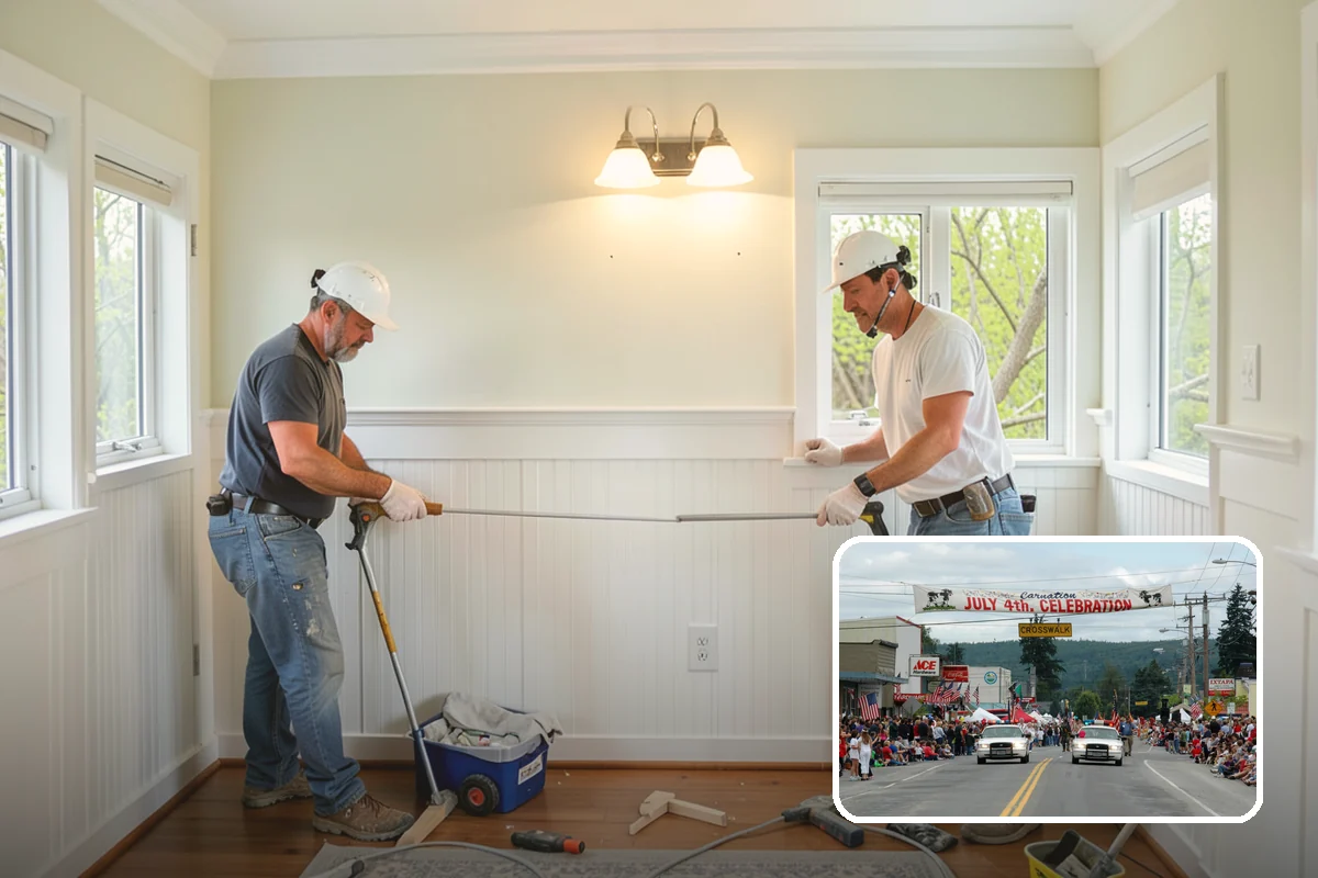 Pocket Door Installation in Carnation, King County, WA - Recovered floor space in tight layouts
