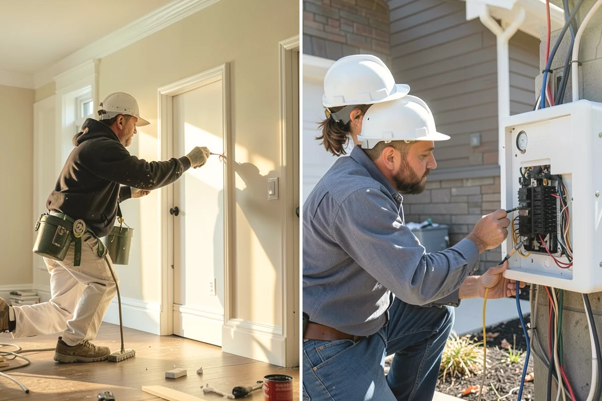 Pocket Door Installation in Edgewood, Pierce County, WA - Confirm the wall can house a pocket cavity and locate any wiring or plumbing