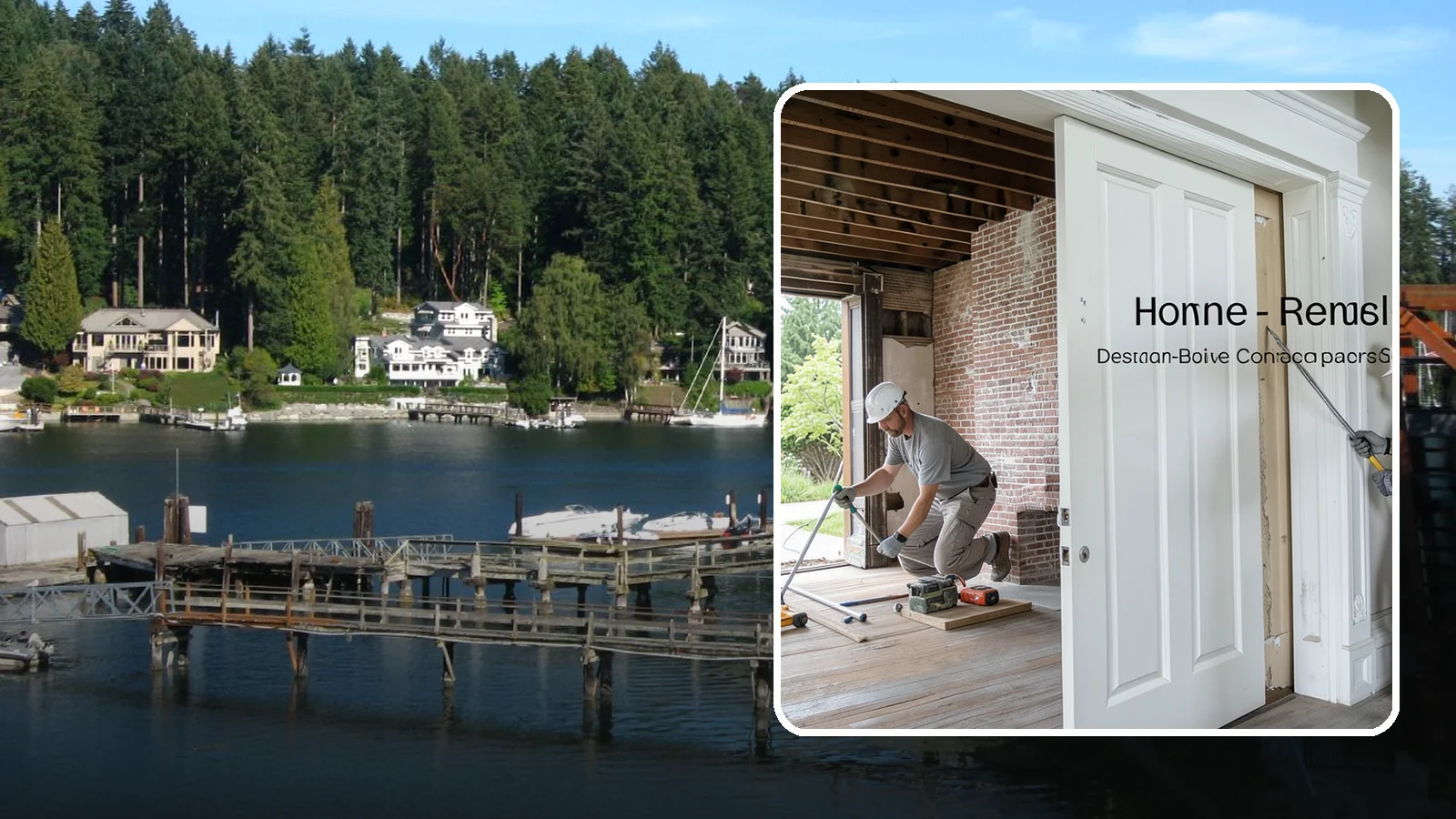 Pocket Door Installation in Gig Harbor, Pierce County, WA - Pocket doors that slide neatly into the wall to reclaim floor space and streamline tight rooms.