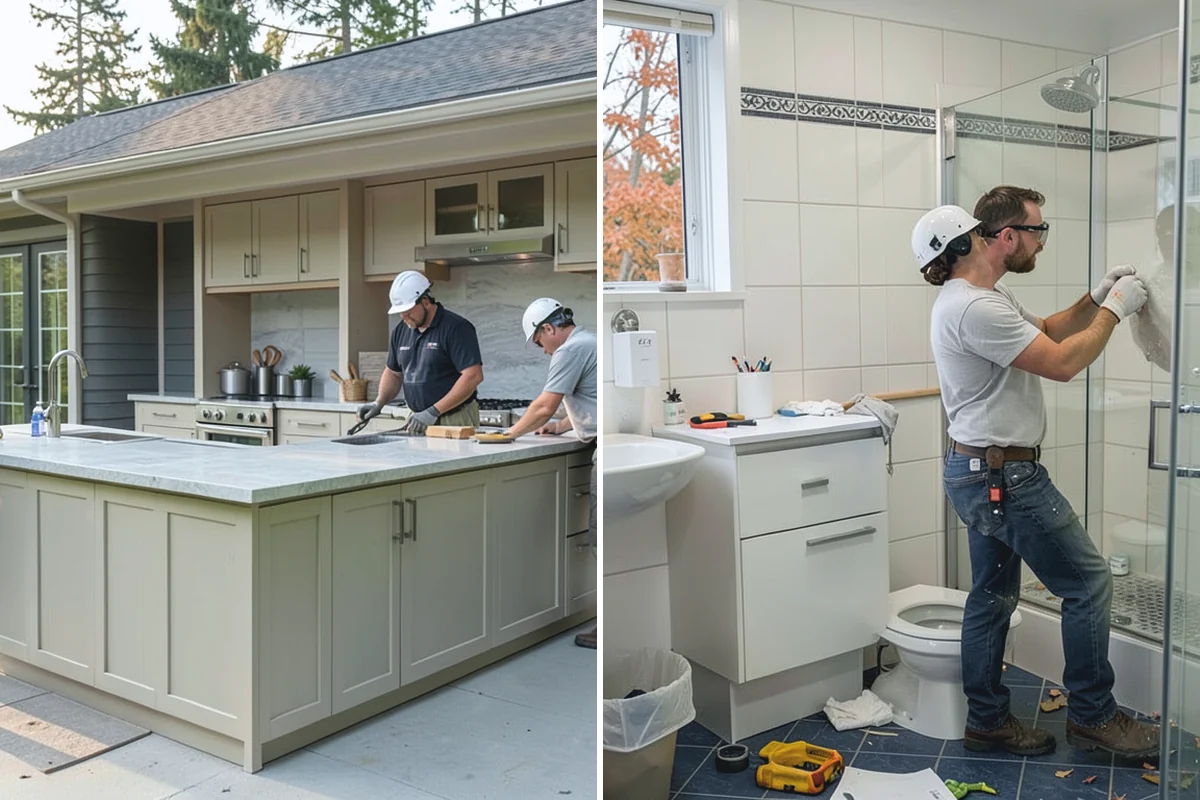 Pocket Door Installation in Granite Falls, Snohomish County, WA - Confirm the wall can house a pocket cavity and locate any wiring or plumbing