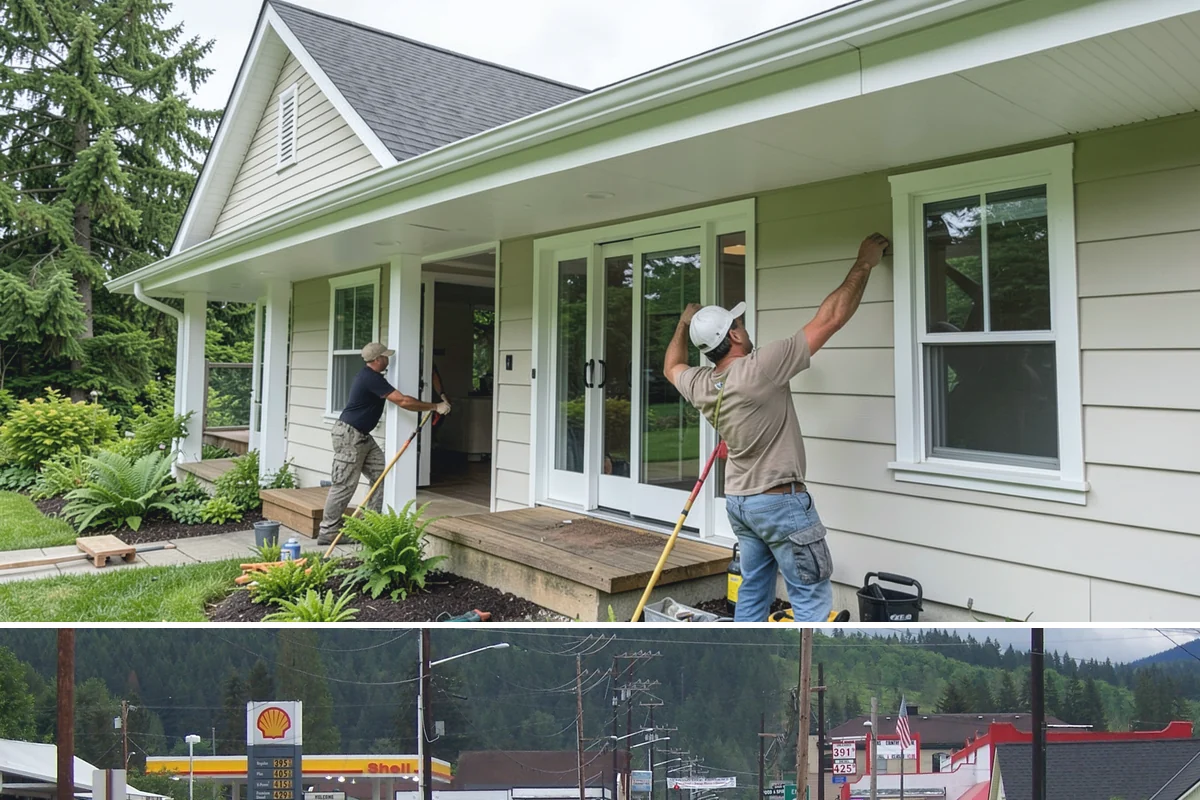 Pocket Door Installation in Granite Falls, Snohomish County, WA - As interior work, pocket door installation can proceed in any season.