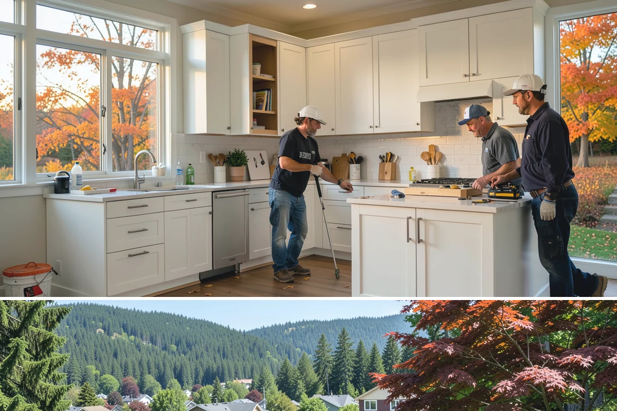 Pocket Door Installation in Index, Snohomish County, WA - As interior work, pocket door installation can proceed in any season.
