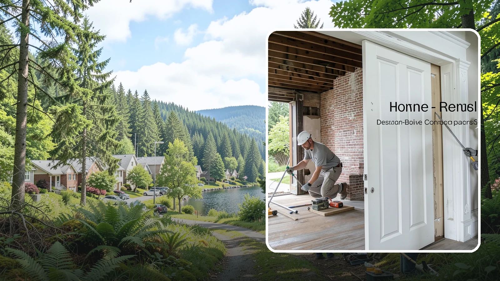 Pocket Door Installation in Lake Forest Park, King County, WA - Pocket doors that slide neatly into the wall to reclaim floor space and streamline tight rooms.