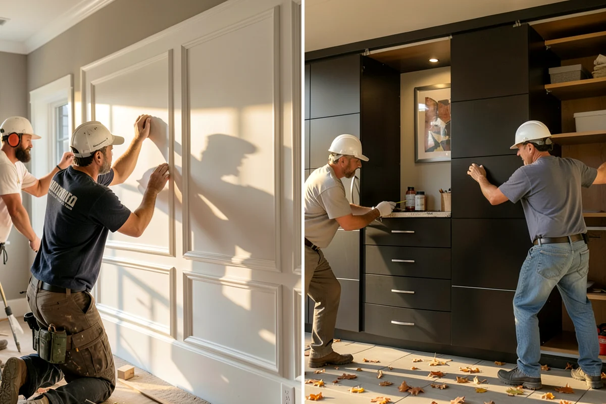 Pocket Door Installation in Lakewood, Pierce County, WA - Confirm the wall can house a pocket cavity and locate any wiring or plumbing