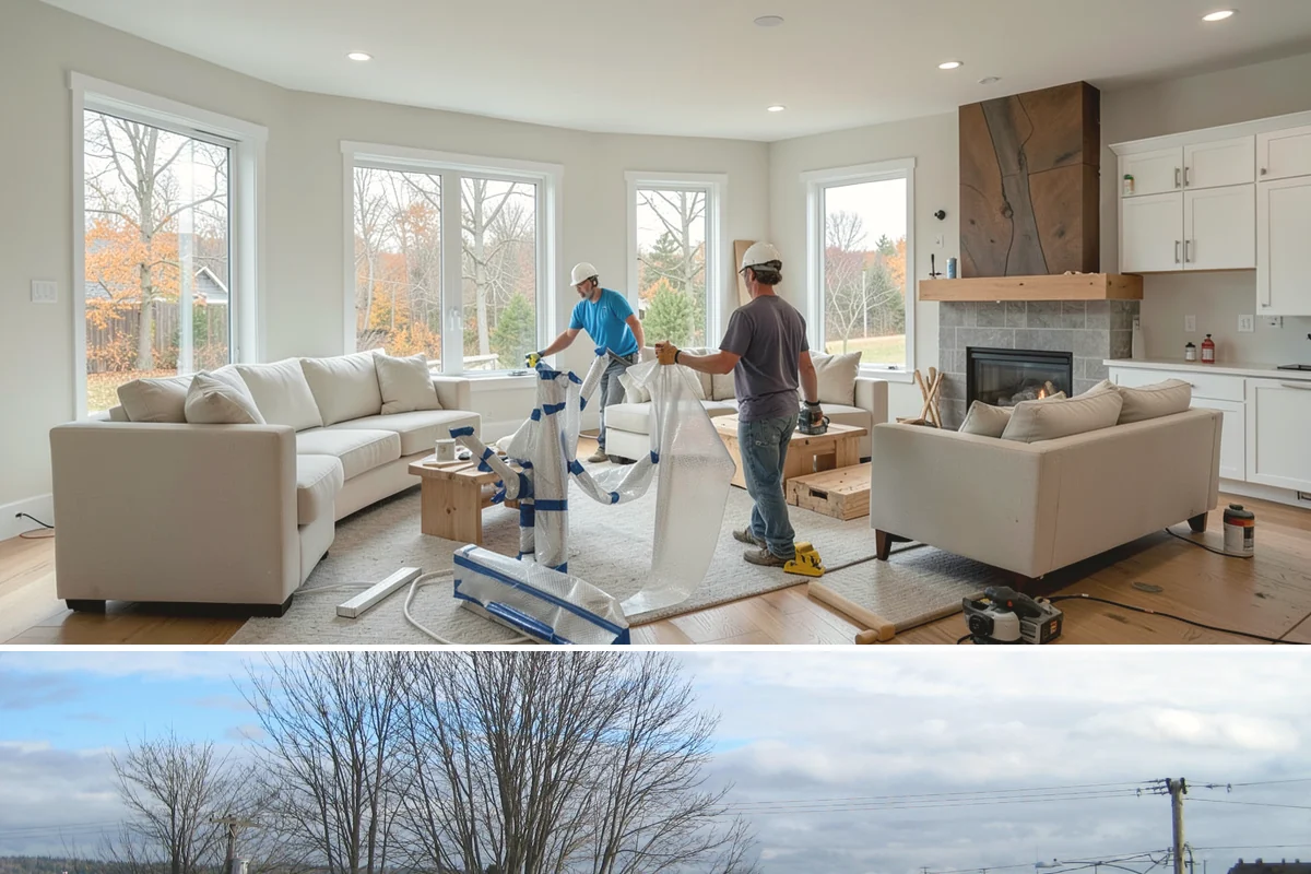 Pocket Door Installation in Langley, Island County, WA - As interior work, pocket door installation can proceed in any season.
