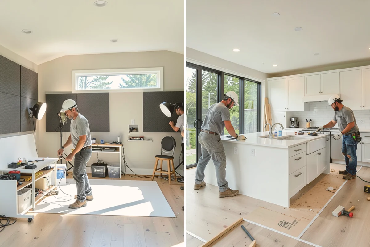 Pocket Door Installation in Lynnwood, Snohomish County, WA - Confirm the wall can house a pocket cavity and locate any wiring or plumbing