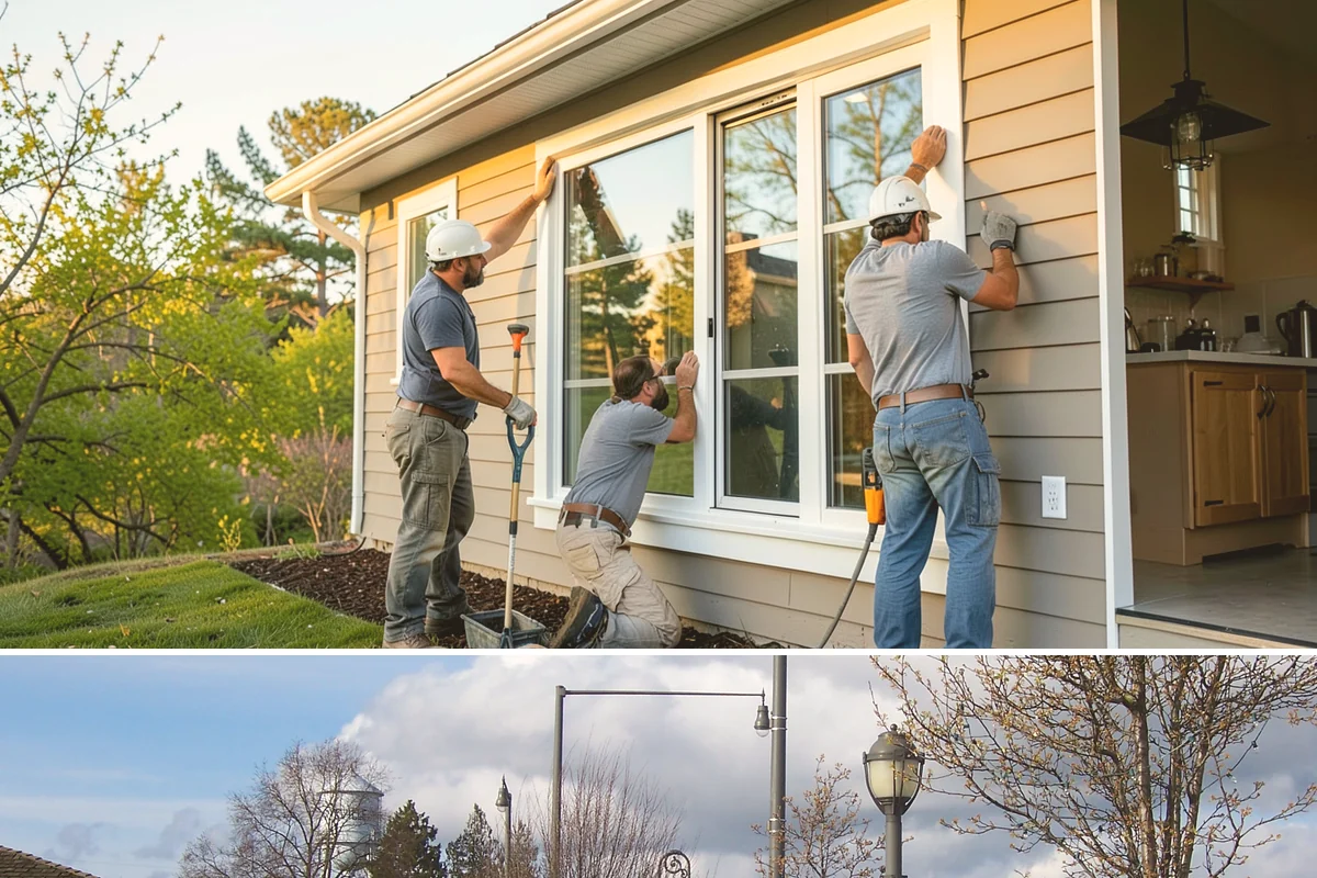 Pocket Door Installation in Marysville, Snohomish County, WA - As interior work, pocket door installation can proceed in any season.