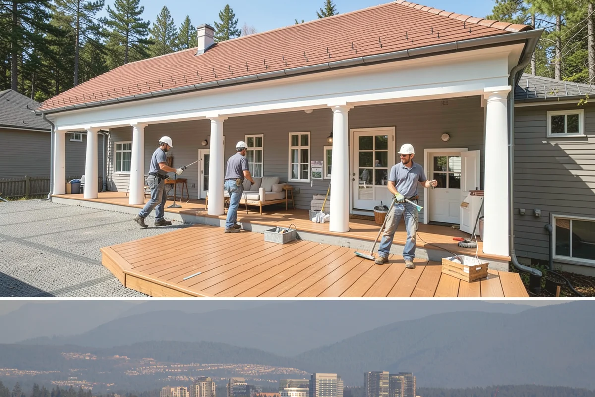 Pocket Door Installation in Medina, King County, WA - As interior work, pocket door installation can proceed in any season.