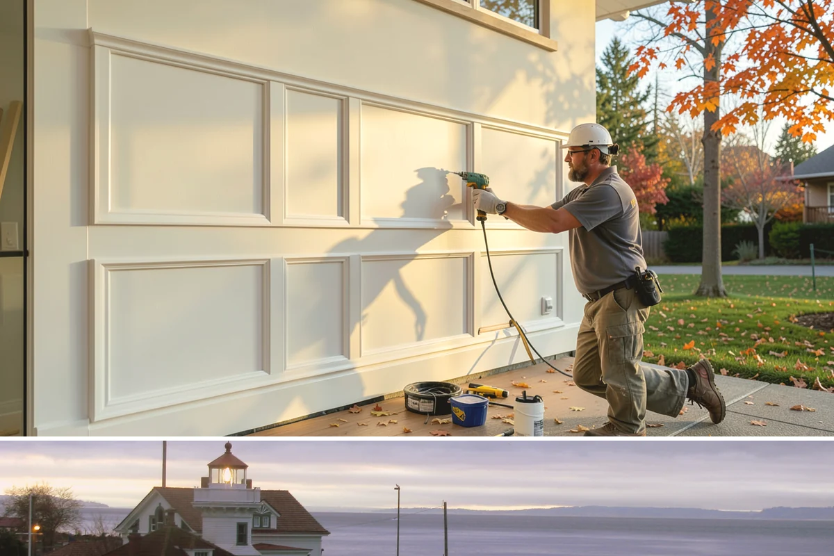 Pocket Door Installation in Mukilteo, Snohomish County, WA - As interior work, pocket door installation can proceed in any season.