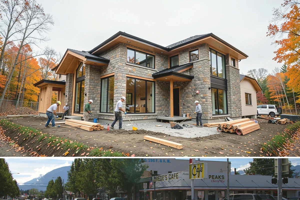 Pocket Door Installation in North Bend, King County, WA - As interior work, pocket door installation can proceed in any season.