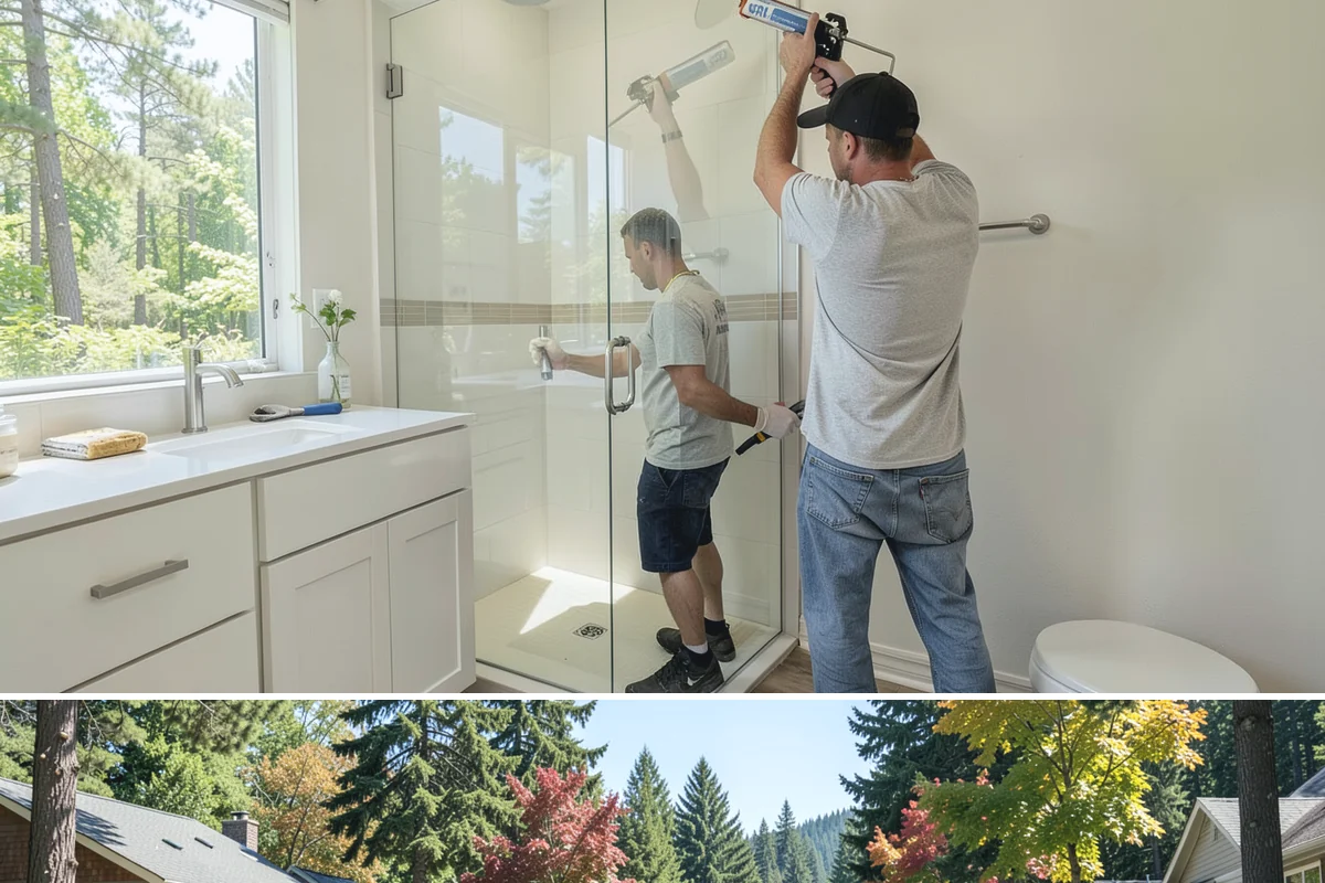 Pocket Door Installation in Orting, Pierce County, WA - As interior work, pocket door installation can proceed in any season.