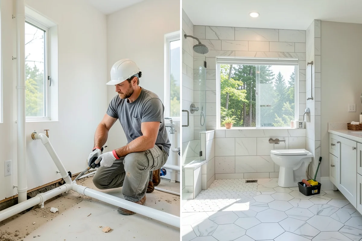 Pocket Door Installation in Pacific, King County, WA - Confirm the wall can house a pocket cavity and locate any wiring or plumbing