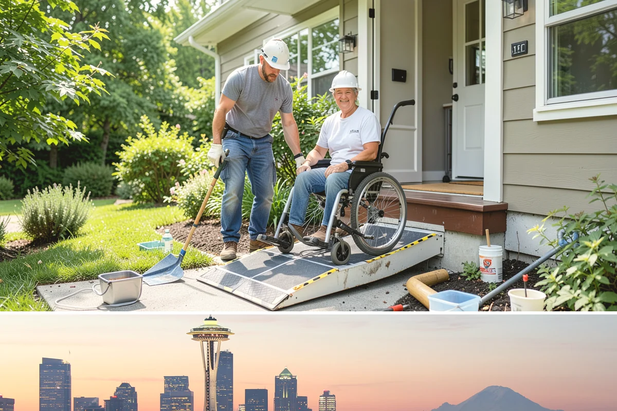 Pocket Door Installation in Seattle, King County, WA - As interior work, pocket door installation can proceed in any season.