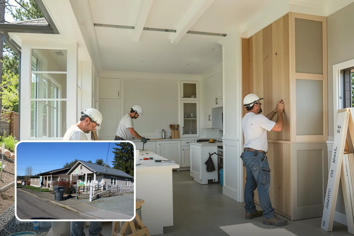 Pocket Door Installation in South Prairie, Pierce County, WA - Recovered floor space in tight layouts