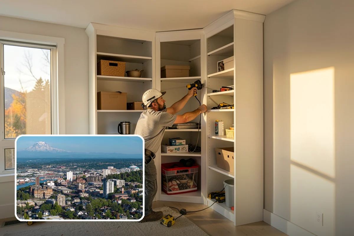 Pocket Door Installation in Tacoma, Pierce County, WA - Recovered floor space in tight layouts