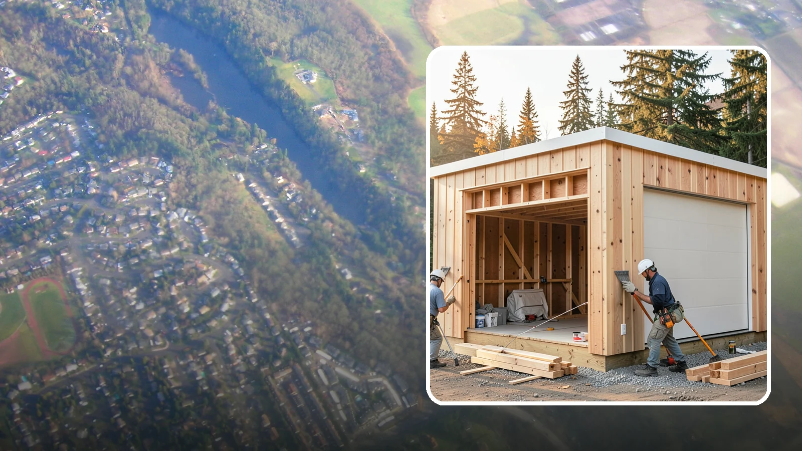 Pole Building Construction in Algona, King County, WA - Cost-effective post-frame buildings for shops, storage, garages, or agriculture.