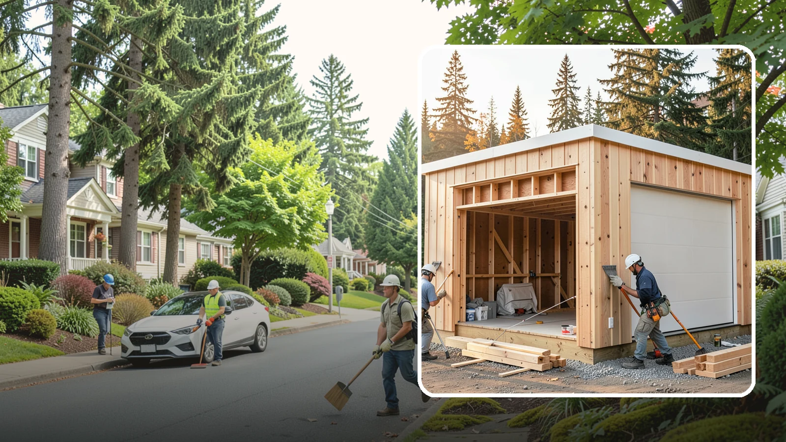 Pole Building Construction in Beaux Arts Village, King County, WA - Cost-effective post-frame buildings for shops, storage, garages, or agriculture.