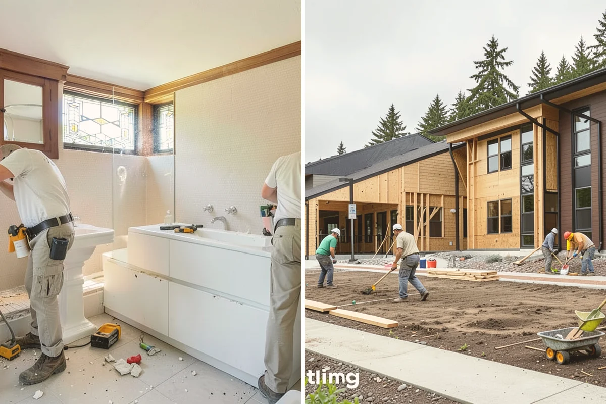 Pole Building Construction in Bellevue, King County, WA - Design the building size and door layout