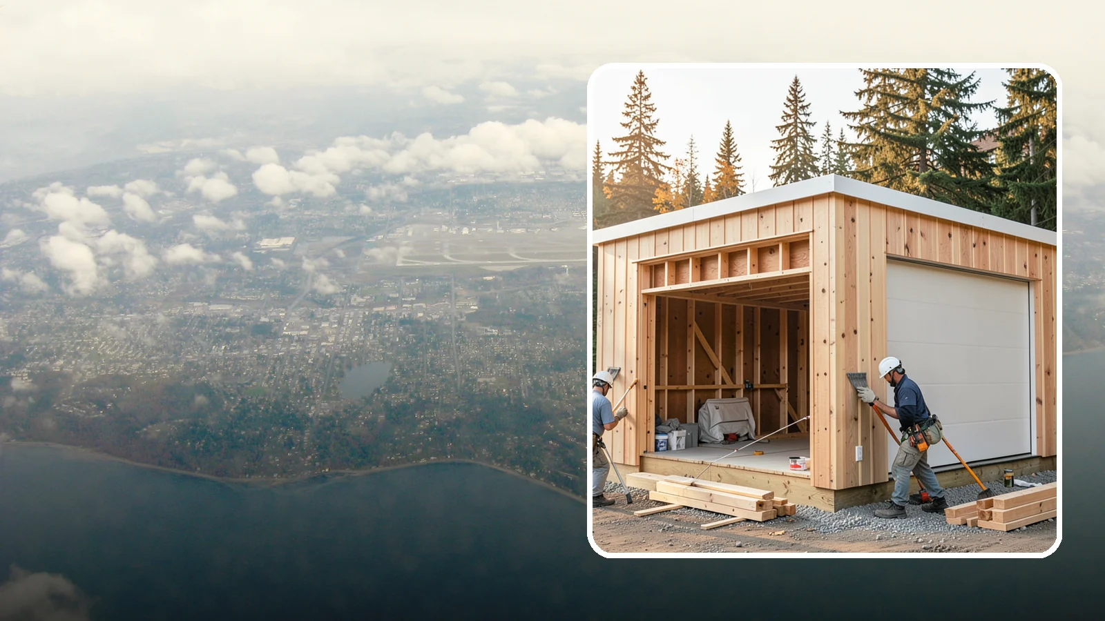 Pole Building Construction in Burien, King County, WA - Cost-effective post-frame buildings for shops, storage, garages, or agriculture.